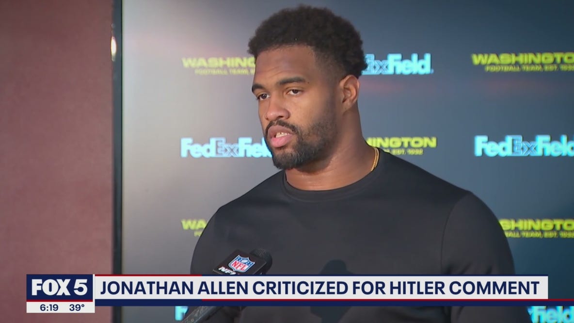 Commanders' Jonathan Allen says he'd have hypothetical dinner with Adolf Hitler